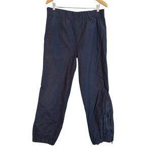 BLACKBEAR Navy Blue Puffer Insulated Ski Snow Pants Size 14 Full Zip Sides